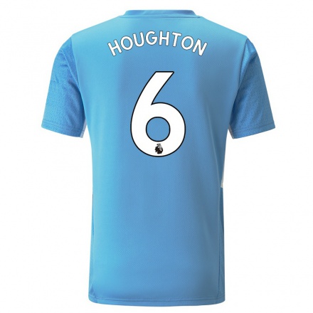 Naisten Jalkapallo Steph Houghton #6 Sininen Kotipaita 2021/22 Lyhythihainen Paita T-paita