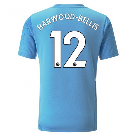 Naisten Jalkapallo Taylor Harwood-Bellis #12 Sininen Kotipaita 2021/22 Lyhythihainen Paita T-paita