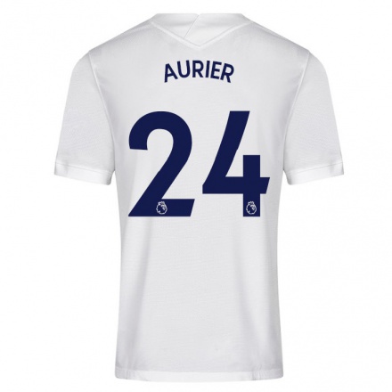 Naisten Jalkapallo Serge Aurier #24 Valkoinen Kotipaita 2021/22 Lyhythihainen Paita T-paita