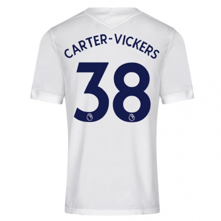Naisten Jalkapallo Cameron Carter-Vickers #38 Valkoinen Kotipaita 2021/22 Lyhythihainen Paita T-paita