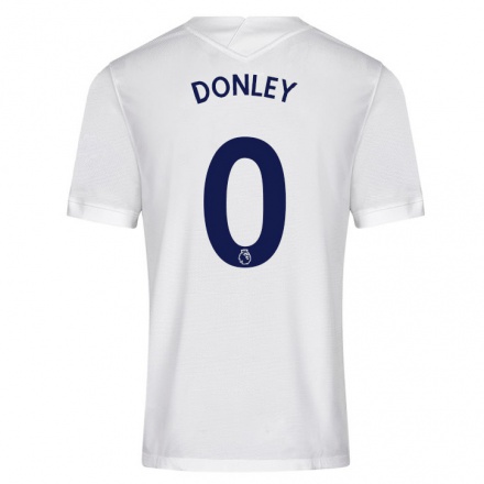 Naisten Jalkapallo Jamie Donley #0 Valkoinen Kotipaita 2021/22 Lyhythihainen Paita T-paita