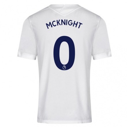 Naisten Jalkapallo Maxwell McKnight #0 Valkoinen Kotipaita 2021/22 Lyhythihainen Paita T-paita
