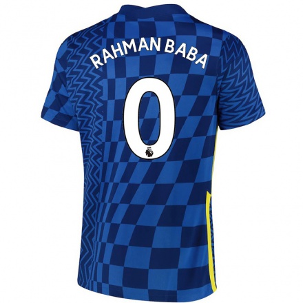Naisten Jalkapallo Abdul Rahman Baba #0 Tummansininen Kotipaita 2021/22 Lyhythihainen Paita T-paita