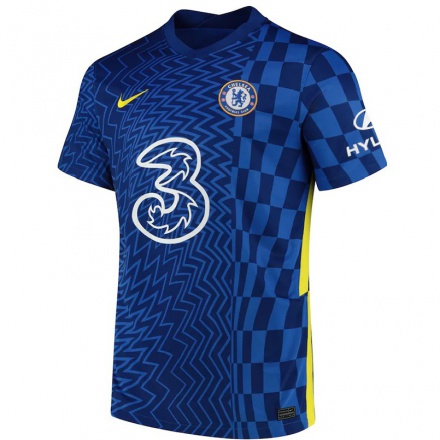 Naisten Jalkapallo Jorginho #5 Tummansininen Kotipaita 2021/22 Lyhythihainen Paita T-paita