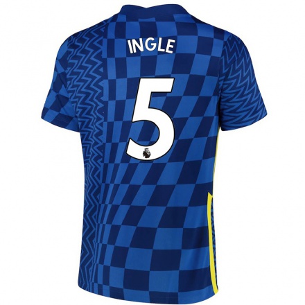 Naisten Jalkapallo Sophie Ingle #5 Tummansininen Kotipaita 2021/22 Lyhythihainen Paita T-paita