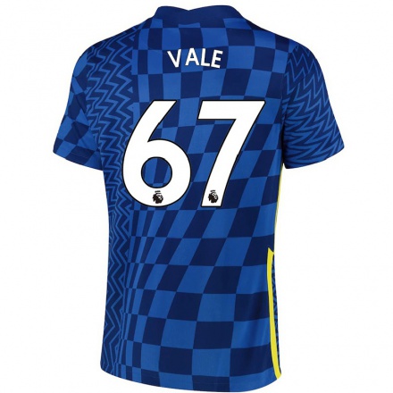 Naisten Jalkapallo Harvey Vale #67 Tummansininen Kotipaita 2021/22 Lyhythihainen Paita T-paita