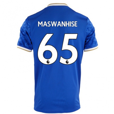 Naisten Jalkapallo Tawanda Maswanhise #65 Kuninkaallisen Sininen Kotipaita 2021/22 Lyhythihainen Paita T-paita
