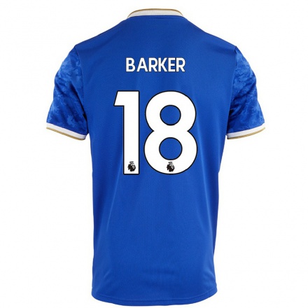 Naisten Jalkapallo Sophie Barker #18 Kuninkaallisen Sininen Kotipaita 2021/22 Lyhythihainen Paita T-paita
