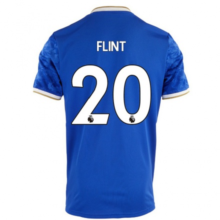 Naisten Jalkapallo Natasha Flint #20 Kuninkaallisen Sininen Kotipaita 2021/22 Lyhythihainen Paita T-paita