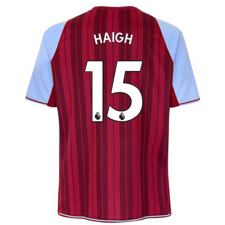 Naisten Jalkapallo Natalie Haigh #15 Kastanjanruskea Kotipaita 2021/22 Lyhythihainen Paita T-paita