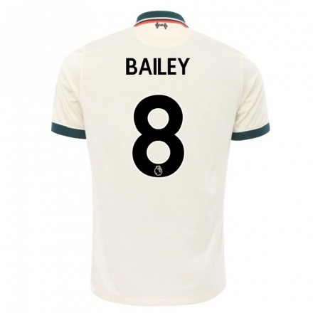 Naisten Jalkapallo Jade Bailey #8 Beige Vieraspaita 2021/22 Lyhythihainen Paita T-paita