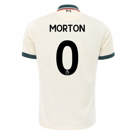 Naisten Jalkapallo Tyler Morton #0 Beige Vieraspaita 2021/22 Lyhythihainen Paita T-paita