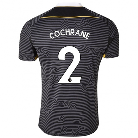 Naisten Jalkapallo Brooke Cochrane #2 Musta Vieraspaita 2021/22 Lyhythihainen Paita T-paita