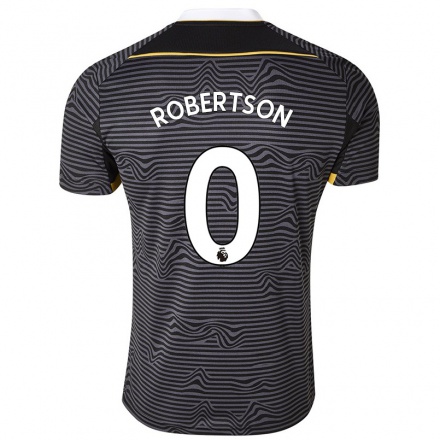 Naisten Jalkapallo Nathan Robertson #0 Musta Vieraspaita 2021/22 Lyhythihainen Paita T-paita