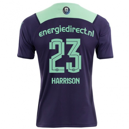 Naisten Jalkapallo Amy Harrison #23 Tumma Violettiti Vieraspaita 2021/22 Lyhythihainen Paita T-paita