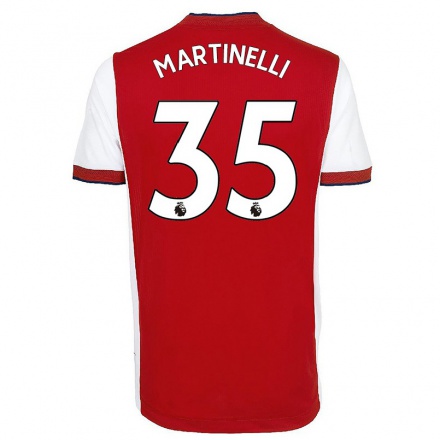 Naisten Jalkapallo Gabriel Martinelli #35 Keltainen Vieraspaita 2021/22 Lyhythihainen Paita T-paita