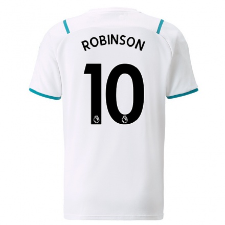 Naisten Jalkapallo Sammy Robinson #10 Valkoinen Vieraspaita 2021/22 Lyhythihainen Paita T-paita