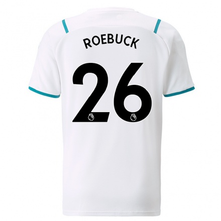 Naisten Jalkapallo Ellie Roebuck #26 Valkoinen Vieraspaita 2021/22 Lyhythihainen Paita T-paita
