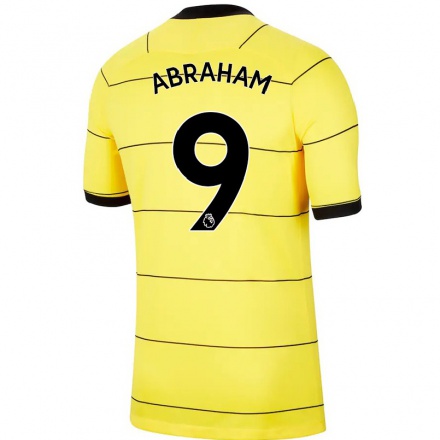 Naisten Jalkapallo Tammy Abraham #9 Keltainen Vieraspaita 2021/22 Lyhythihainen Paita T-paita