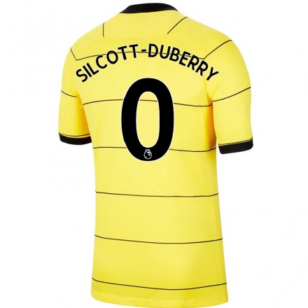 Naisten Jalkapallo Zain Silcott-Duberry #0 Keltainen Vieraspaita 2021/22 Lyhythihainen Paita T-paita