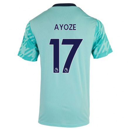 Naisten Jalkapallo Ayoze Perez #17 Vaaleanvihreä Vieraspaita 2021/22 Lyhythihainen Paita T-paita