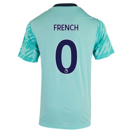 Naisten Jalkapallo Harry French #0 Vaaleanvihreä Vieraspaita 2021/22 Lyhythihainen Paita T-paita