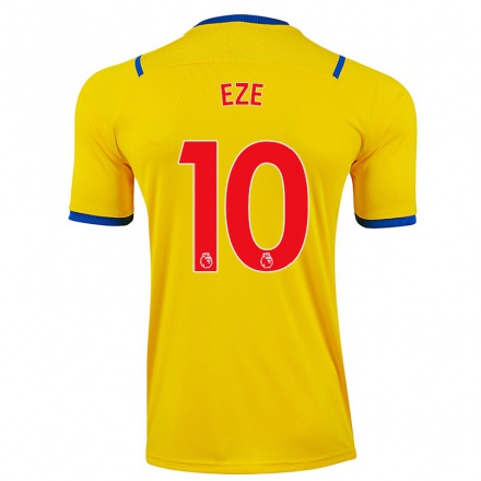Naisten Jalkapallo Eberechi Eze #10 Keltainen Vieraspaita 2021/22 Lyhythihainen Paita T-paita