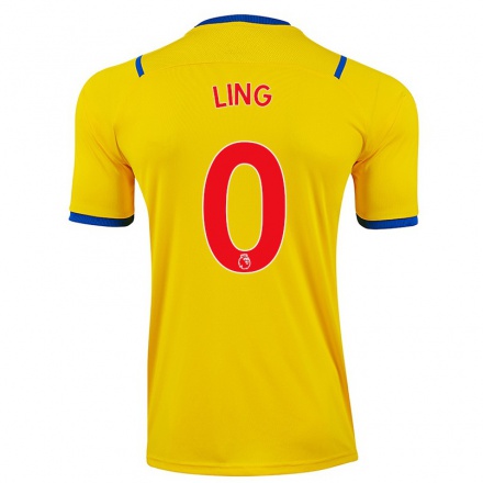 Naisten Jalkapallo Joseph Ling #0 Keltainen Vieraspaita 2021/22 Lyhythihainen Paita T-paita