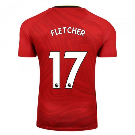 Naisten Jalkapallo Ashley Fletcher #17 Punainen Vieraspaita 2021/22 Lyhythihainen Paita T-paita