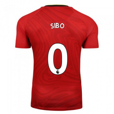 Naisten Jalkapallo Kwasi Sibo #0 Punainen Vieraspaita 2021/22 Lyhythihainen Paita T-paita