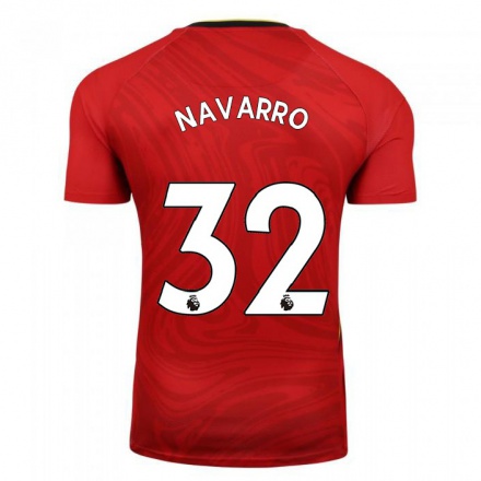 Naisten Jalkapallo Marc Navarro #32 Punainen Vieraspaita 2021/22 Lyhythihainen Paita T-paita