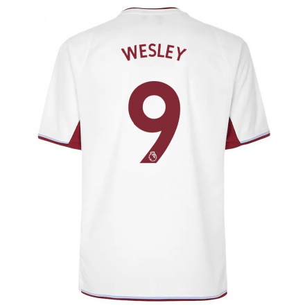 Naisten Jalkapallo Wesley #9 Kerma Vieraspaita 2021/22 Lyhythihainen Paita T-paita
