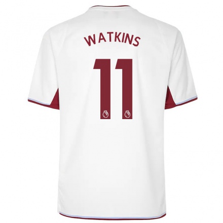 Naisten Jalkapallo Ollie Watkins #11 Kerma Vieraspaita 2021/22 Lyhythihainen Paita T-paita
