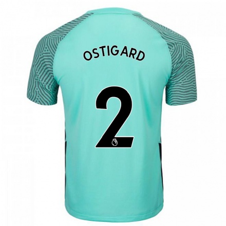 Naisten Jalkapallo Leo Ostigard #2 Tumma Taivaansininen Vieraspaita 2021/22 Lyhythihainen Paita T-paita