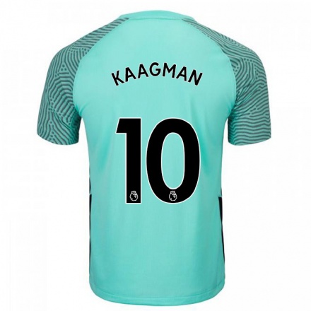 Naisten Jalkapallo Inessa Kaagman #10 Tumma Taivaansininen Vieraspaita 2021/22 Lyhythihainen Paita T-paita