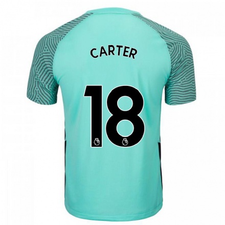 Naisten Jalkapallo Danielle Carter #18 Tumma Taivaansininen Vieraspaita 2021/22 Lyhythihainen Paita T-paita