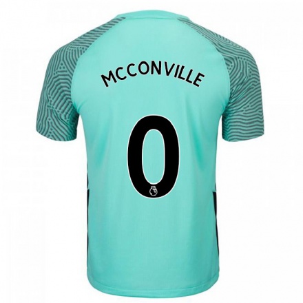 Naisten Jalkapallo Ruairi Mcconville #0 Tumma Taivaansininen Vieraspaita 2021/22 Lyhythihainen Paita T-paita