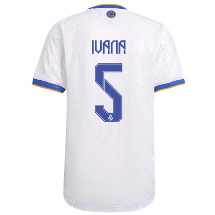 Naisten Jalkapallo Ivana Andres #5 Valkoinen Kotipaita 2021/22 Lyhythihainen Paita T-paita