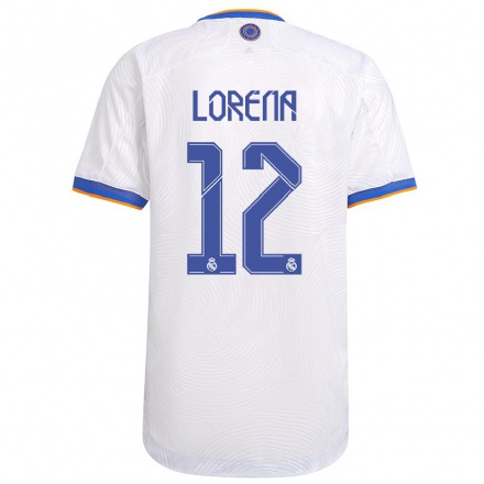 Naisten Jalkapallo Lorena Navarro #12 Valkoinen Kotipaita 2021/22 Lyhythihainen Paita T-paita
