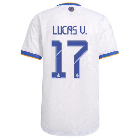 Naisten Jalkapallo Lucas Vazquez #17 Valkoinen Kotipaita 2021/22 Lyhythihainen Paita T-paita