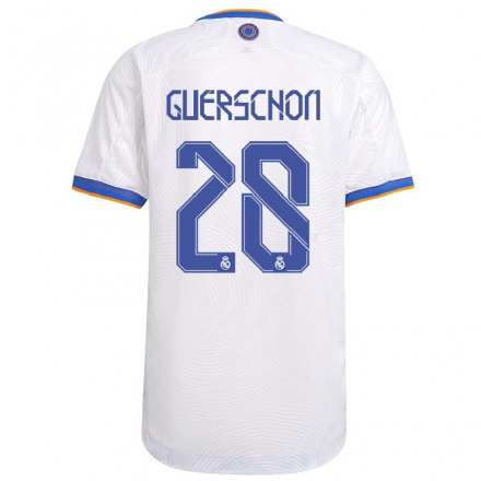 Naisten Jalkapallo Yabusele Guerschon #28 Valkoinen Kotipaita 2021/22 Lyhythihainen Paita T-paita
