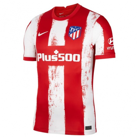 Naisten Jalkapallo Luis Suarez #9 Punainen Valkoinen Kotipaita 2021/22 Lyhythihainen Paita T-paita