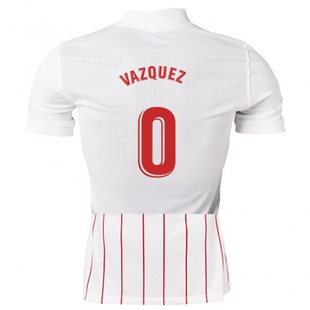 Naisten Jalkapallo Manolo Vazquez #0 Valkoinen Kotipaita 2021/22 Lyhythihainen Paita T-paita