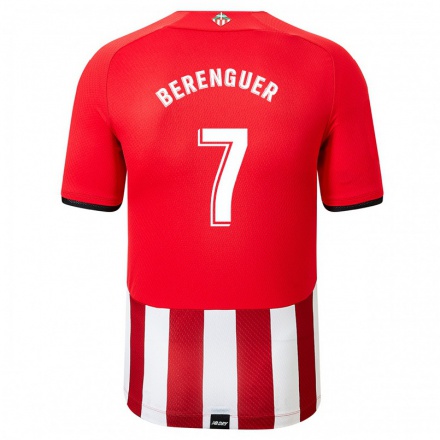 Naisten Jalkapallo Alex Berenguer #7 Punainen Valkoinen Kotipaita 2021/22 Lyhythihainen Paita T-paita