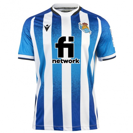 Naisten Jalkapallo Cecilia Marcos #24 Valkoinen Sininen Kotipaita 2021/22 Lyhythihainen Paita T-paita