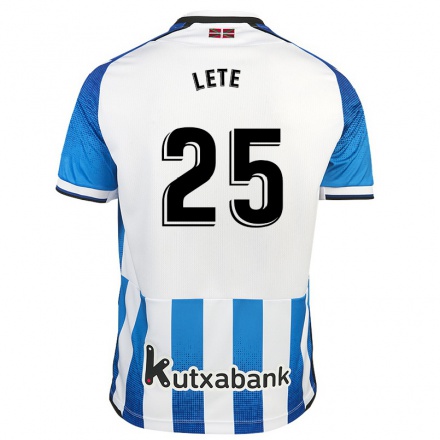 Naisten Jalkapallo Elene Lete #25 Valkoinen Sininen Kotipaita 2021/22 Lyhythihainen Paita T-paita