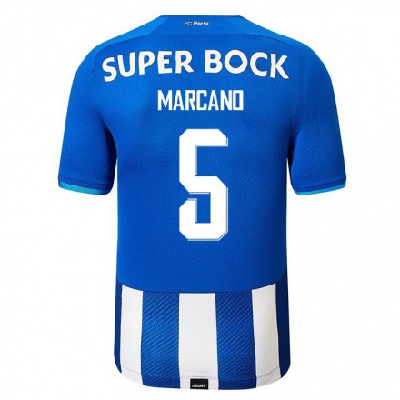 Naisten Jalkapallo Ivan Marcano #5 Kuninkaallisen Sininen Kotipaita 2021/22 Lyhythihainen Paita T-paita