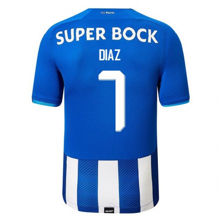 Naisten Jalkapallo Luis Diaz #7 Kuninkaallisen Sininen Kotipaita 2021/22 Lyhythihainen Paita T-paita