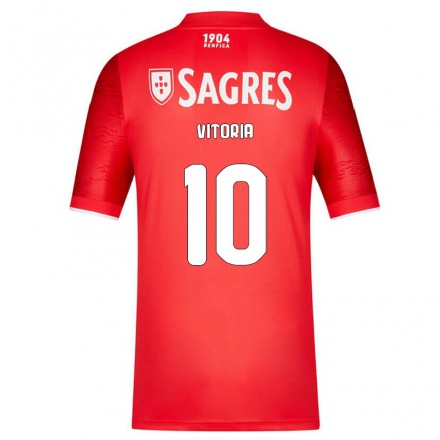 Naisten Jalkapallo Ana Vitoria #10 Punainen Kotipaita 2021/22 Lyhythihainen Paita T-paita
