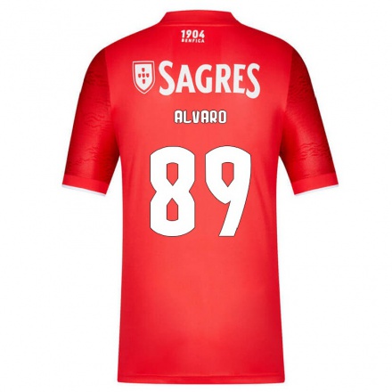 Naisten Jalkapallo Pedro Alvaro #89 Punainen Kotipaita 2021/22 Lyhythihainen Paita T-paita